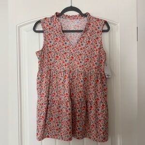 NWT Sonoma Maternity Floral Tank Top